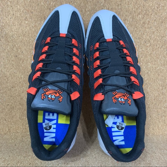 Nike Air Max 95 Baltimore Away Black Team Orange - Picture 6 of 8
